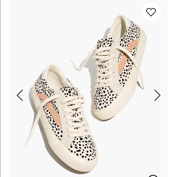 Madewell Shoes - Madewell Sidewalk sneakers in Spot Dot Calf Hair